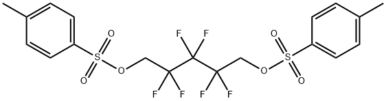 2,2,3,3,4,4-HEXAFLUOROPENTANE-1,5-DIYL BIS(4-METHYLBENZENESULFONATE) Structure