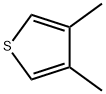 3,4-ジメチルチオフェン 化学構造式