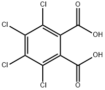 テトラクロロフタル酸0.5水和物 化学構造式