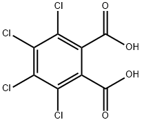 Tetrachlorophthalic acid  Structure