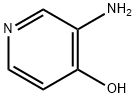 3-アミノ-4-ヒドロキシピリジン 化学構造式