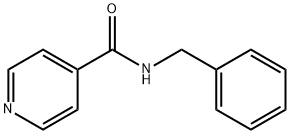N-苄基吡啶-4-甲酰胺, 6320-63-4, 结构式
