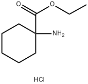 1-AMINO-CYCLOHEXANECARBOXYLIC ACID ETHYL ESTER HCL Structure