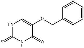 5-(苄氧基)-2-硫代-2,3-二氢嘧啶-4(1H)-酮, 63204-39-7, 结构式