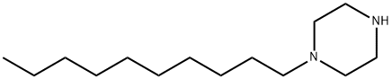 1-N-デシルピペラジン 化学構造式