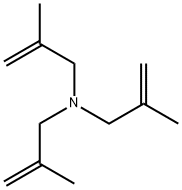 三(2-甲基烯丙基)胺 结构式