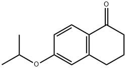 6-ISOPROPOXY-3,4-DIHYDRO-2H-NAPHTHALEN-1-ONE Struktur