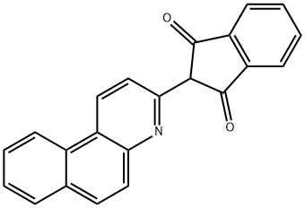 2-benzo[f]quinolin-3-yl-1H-indene-1,3(2H)-dione Structure