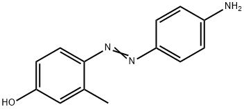 4-[(p-aminophenyl)azo]-m-cresol Struktur