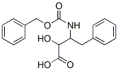 3-Benzyloxycarbonylamino-2-hydroxy-4-phenylbutyric acid Struktur