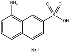 sodium 8-aminonaphthalene-2-sulphonate 结构式