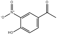 4'-ヒドロキシ-3'-ニトロアセトフェノン 化学構造式