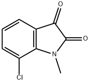 7-chloro-1-methyl-1H-indole-2,3-dione(SALTDATA: FREE),63220-48-4,结构式