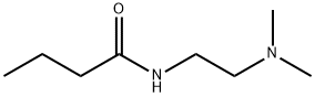 N-[2-(ジメチルアミノ)エチル]ブタンアミド 化学構造式