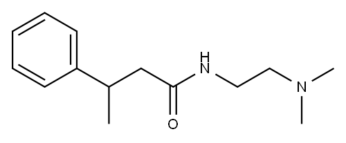 N-[2-(Dimethylamino)ethyl]-3-phenylbutyramide Struktur