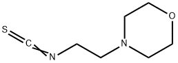 2-(4-呀啉代)乙基异硫代氰酸酯 结构式