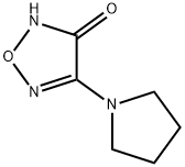 4-(吡咯烷-1-基)-1,2,5-噁二唑-3(2H)-酮, 632292-00-3, 结构式