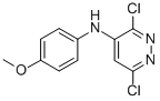 3,6-DICHLORO-N-(4-METHOXYPHENYL)-4-PYRIDAZINAMINE Structure