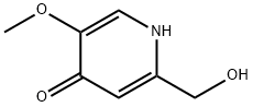2-(HYDROXYMETHYL)-5-METHOXY-1H-PYRIDIN-4-ONE 结构式