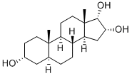 5alpha-Androstan-3alpha,16alpha,17alpha-triol Struktur