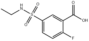 5-[(ethylamino)sulfonyl]-2-fluorobenzoic acid Structure