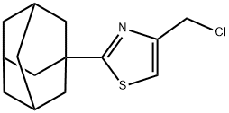 2-(1-金刚烷基)-4-氯甲基噻唑, 632300-38-0, 结构式