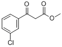 3-(3-CHLORO-PHENYL)-3-OXO-PROPIONIC ACID METHYL ESTER Struktur