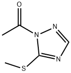 1H-1,2,4-Triazole, 1-acetyl-5-(methylthio)- (9CI) Struktur