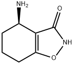 1,2-Benzisoxazol-3(2H)-one,4-amino-4,5,6,7-tetrahydro-,(4R)-(9CI) Struktur