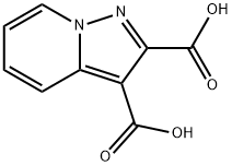 ピラゾロ[1,5-A]ピリジン-2,3-二カルボン酸 化学構造式