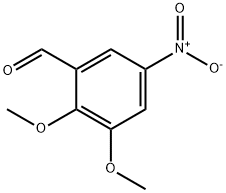 2,3-dimethoxy-5-nitro-benzaldehyde Struktur