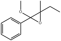 2-ethyl-3-methoxy-2-methyl-3-phenyl-oxirane Structure