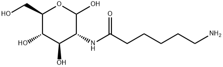 2-[（6-氨基-1-氧己基）氨基] -2-脱氧-D-吡喃葡萄糖, 63256-96-2, 结构式