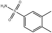 3,4-ジメチル-1-ベンゼンスルホンアミド 化学構造式
