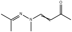 3-Butene-2-one, 4-(methyl(1-methylethylidene)hydrazino)- Struktur