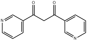 1,3-ビス(3-ピリジル)-1,3-プロパンジオン 化学構造式