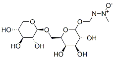 methyl-oxido-[[(2S,3R,4S,5R,6R)-3,4,5-trihydroxy-6-[[(2R,3R,4S,5R)-3,4 ,5-trihydroxyoxan-2-yl]oxymethyl]oxan-2-yl]oxymethylimino]azanium|甲基氧化偶氮甲醇樱草糖苷