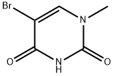 1-甲基-5-溴嘧啶-2,4(1H,3H)-二酮, 6327-97-5, 结构式