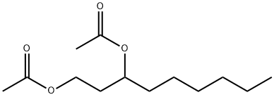 1,3-ノナンジオールジアセタート 化学構造式