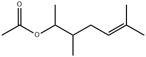 1,2,5-trimethylhept-4-enyl acetate Struktur