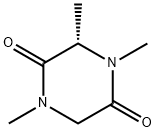 2,5-Piperazinedione,1,3,4-trimethyl-,(S)-(9CI) Struktur