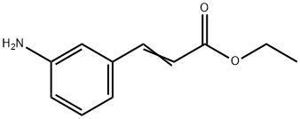 3-(3-アミノフェニル)プロペン酸エチル 化学構造式