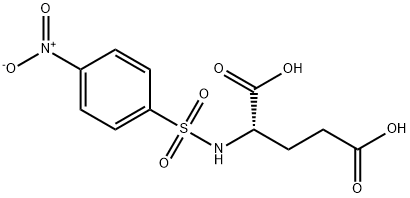2-[(4-nitrophenyl)sulfonylamino]pentanedioic acid Structure
