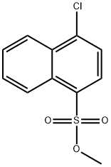 1-chloro-4-methoxysulfonyl-naphthalene 化学構造式