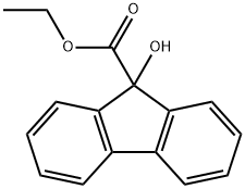 ethyl 9-hydroxyfluorene-9-carboxylate Structure