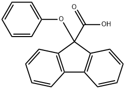 9-phenoxyfluorene-9-carboxylic acid 化学構造式