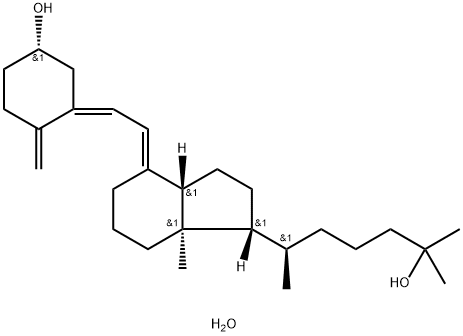 Calcifediol Monohydrate Structure