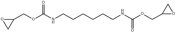 bis(oxiranylmethyl) hexamethylenebiscarbamate  Struktur