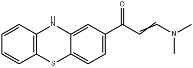 3-(DIMETHYLAMINO)-1-(10H-PHENOTHIAZIN-2-YL)-2-PROPEN-1-ONE Structure