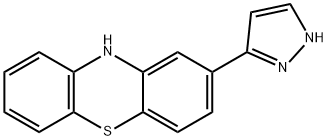 2-(1H-PYRAZOL-3-YL)-10H-PHENOTHIAZINE Struktur